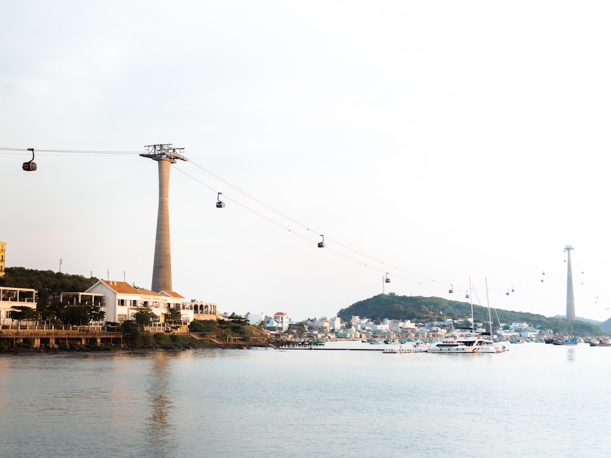 Hon Thom cable car and An Thoi harbour, Phu Quoc
